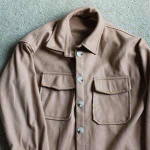 Brown shacket